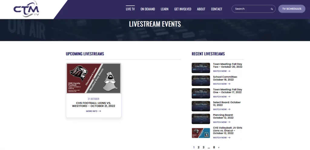 Add Live Streaming Viewing 