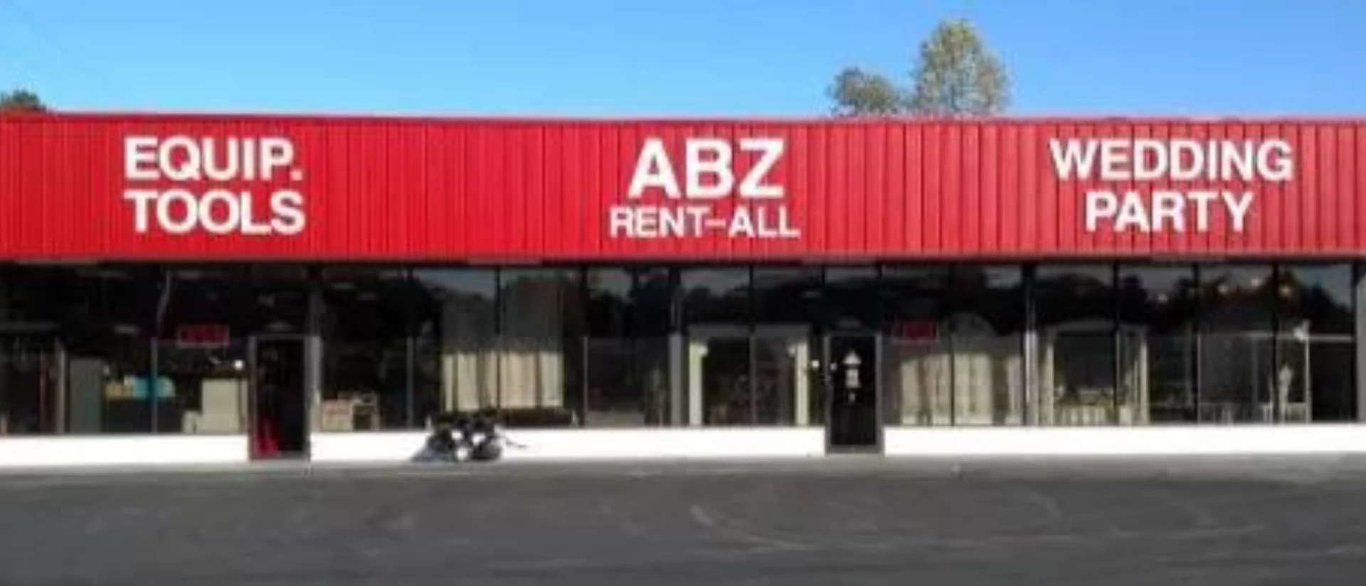 website design for ABZ Rent-All