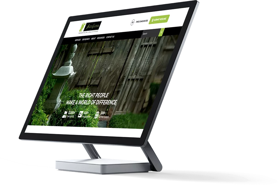 custom website design for Anzu Global
