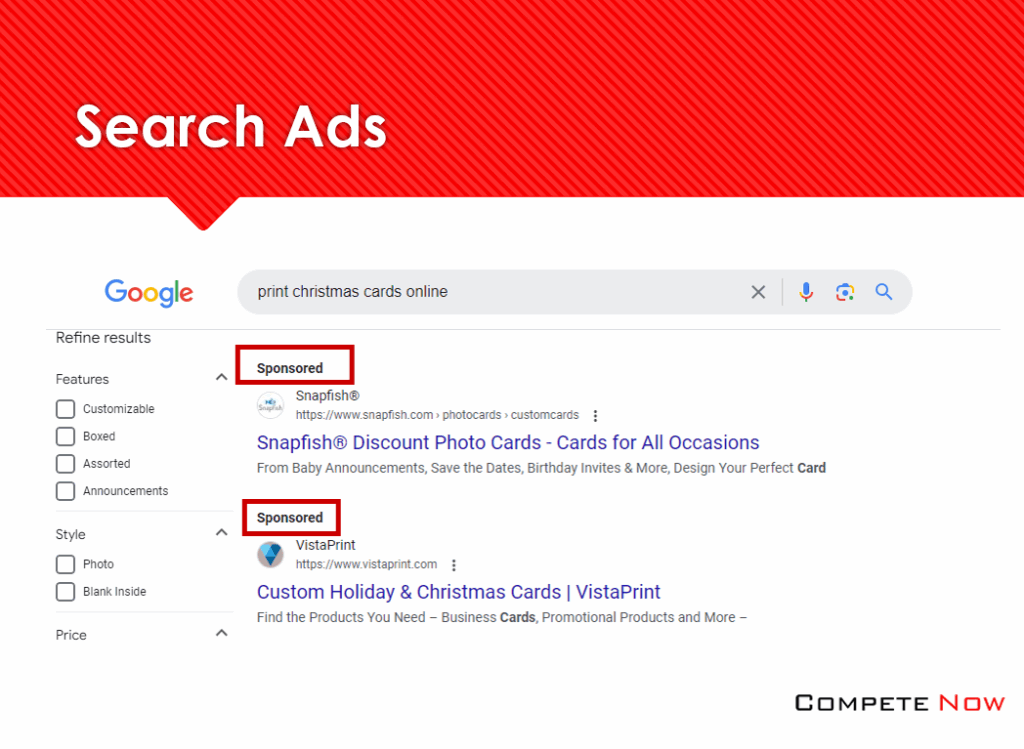Google search ads